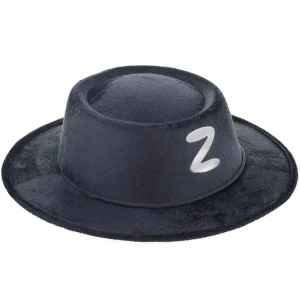 ⚔️ Universo in Festa: Cappello di Zorro in Feltro Nero – Mistero ed Eroe 🌙