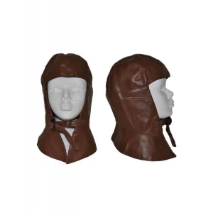 ✈️ Universo in Festa: Berretto da Aviatore/Pilota in Similpelle Marrone 🧑‍✈️