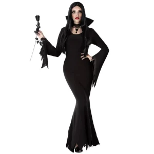 Costume Donna Lady Morticia