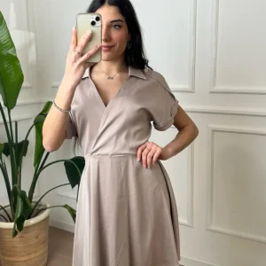 Abitino colletto Susy Mix D1973Z fango